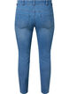 Kropatut Emily farkut kirjailulla, Blue denim, Packshot image number 1