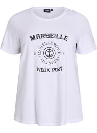 T-paita printill&auml;, Valkoinen