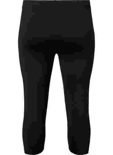 2 kpl 3/4-leggingsejä, Black / LEO AOP, Packshot image number 1