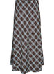 Ruudullinen A-linjainen maksihame, Sininen, Packshot image number 0