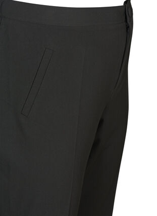 Klassiset housut joustavalla vyötärönauhalla, Black, Packshot image number 2