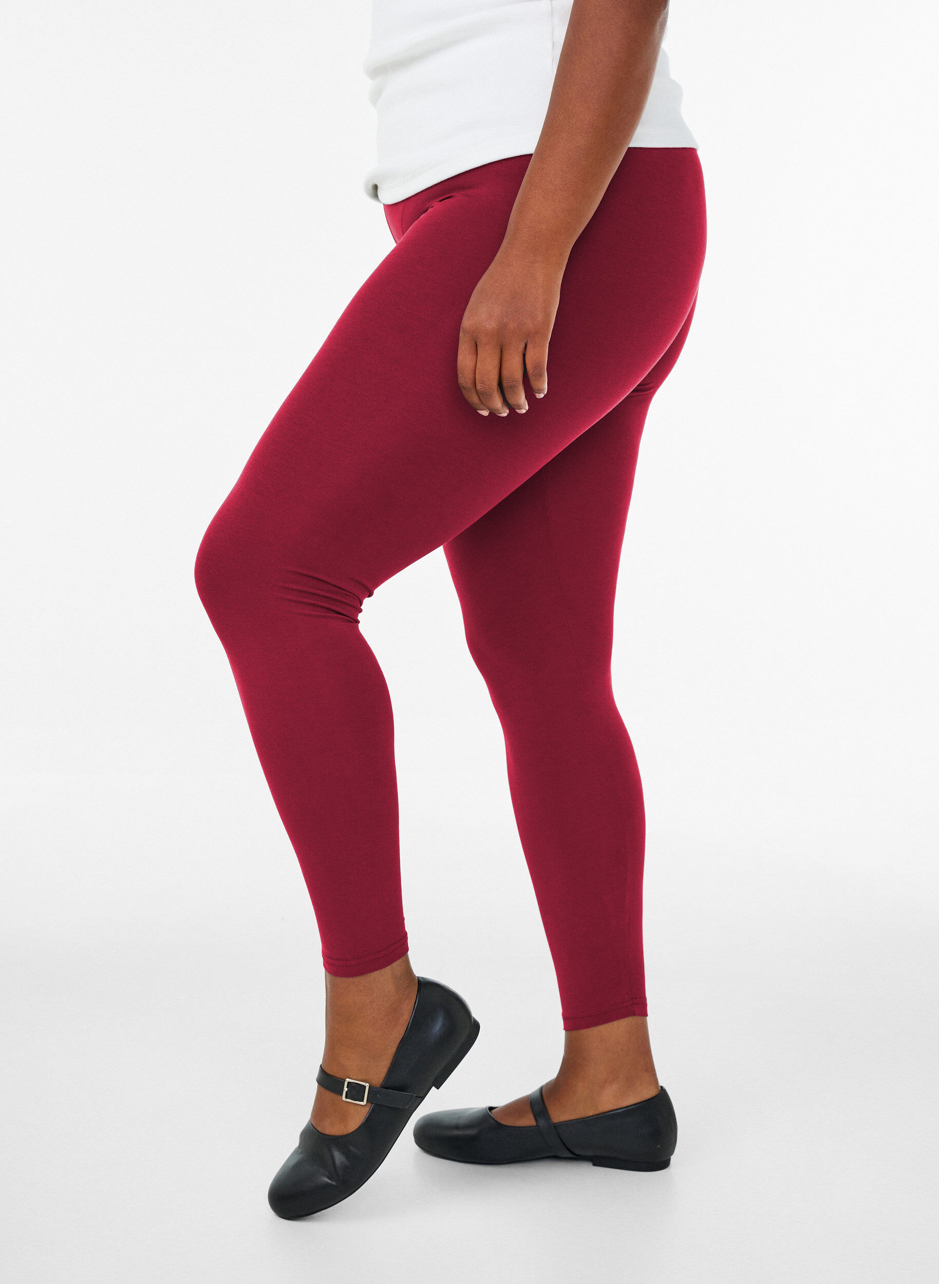 ZizziPerusleggingssit viskoosista, Punainen, Model image number 0
