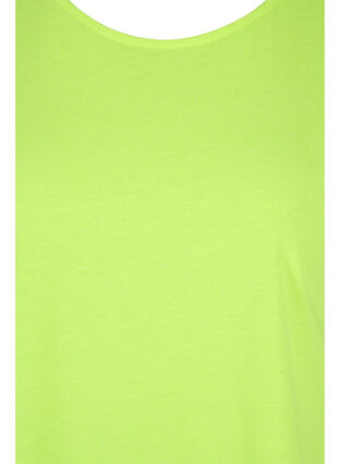 Neonvärinen t-paita puuvillasta, Neon Lime, Packshot image number 2