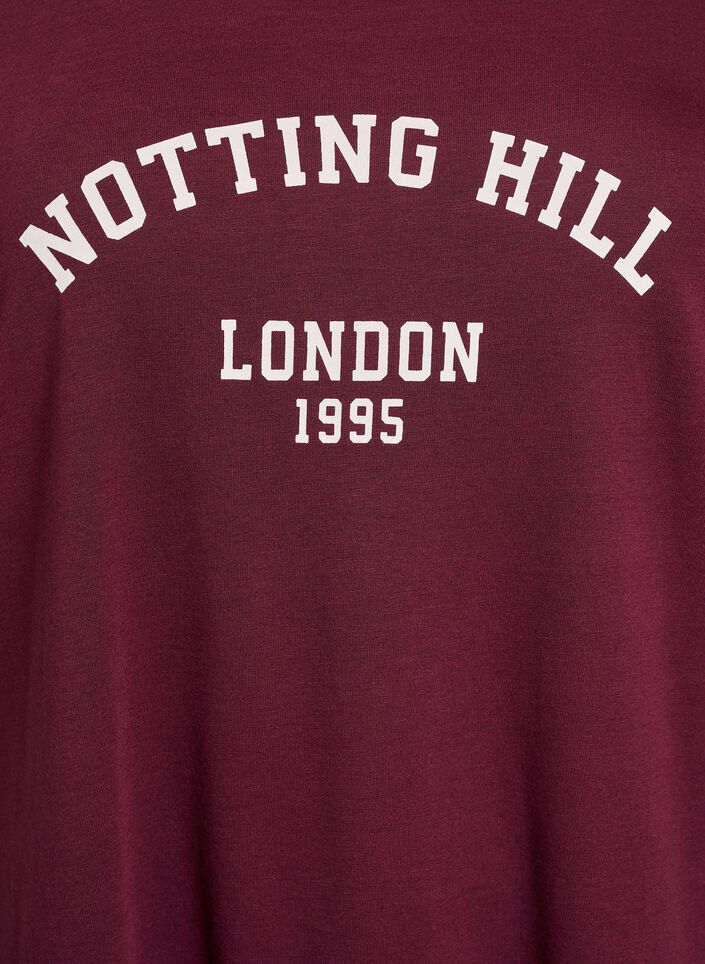 T-paita printill&auml;, Punainen, Packshot image number 2