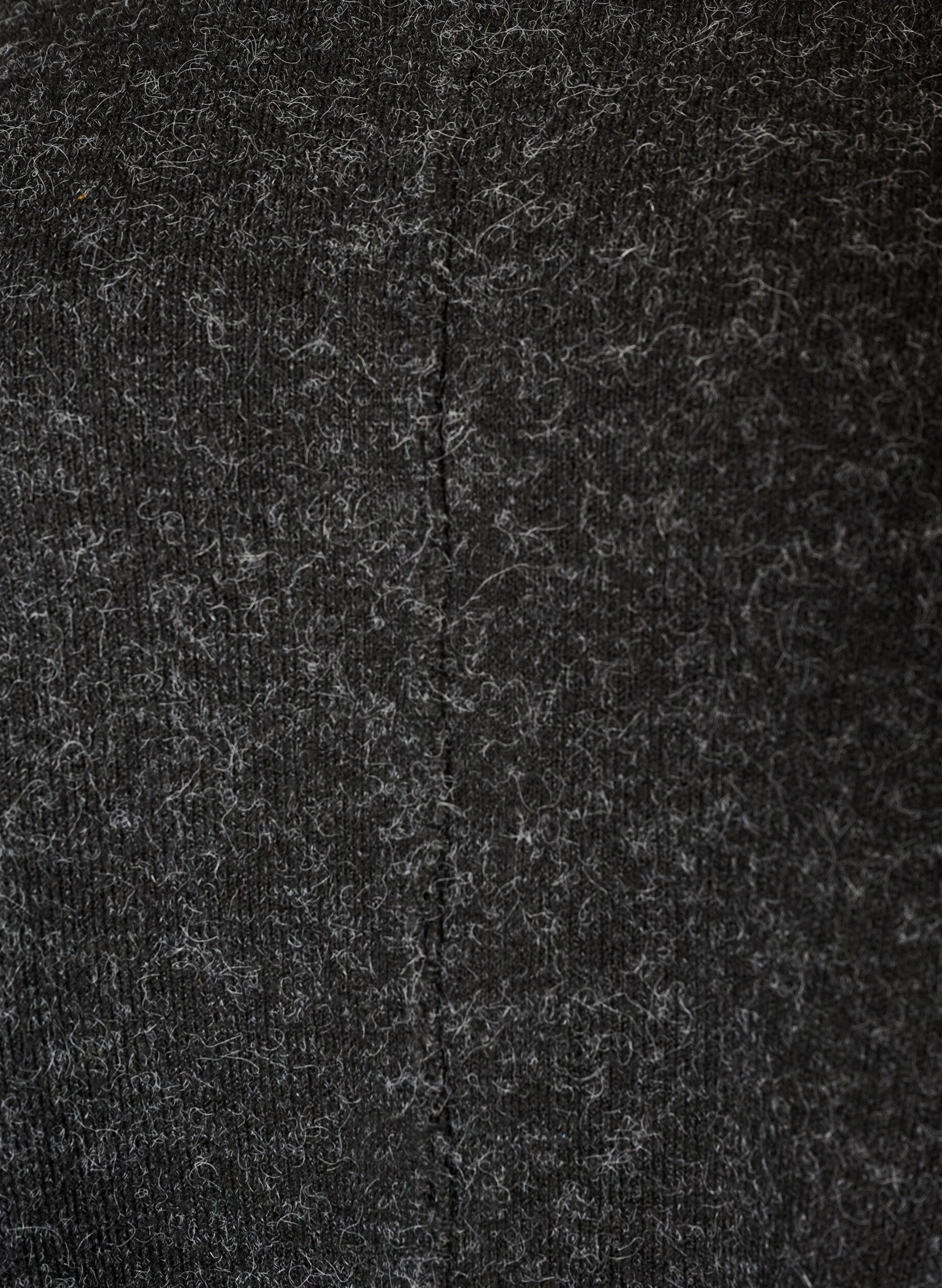 ZizziPy&ouml;re&auml;aukkoiset neulotut ponchot, Harmaa, Packshot image number 2