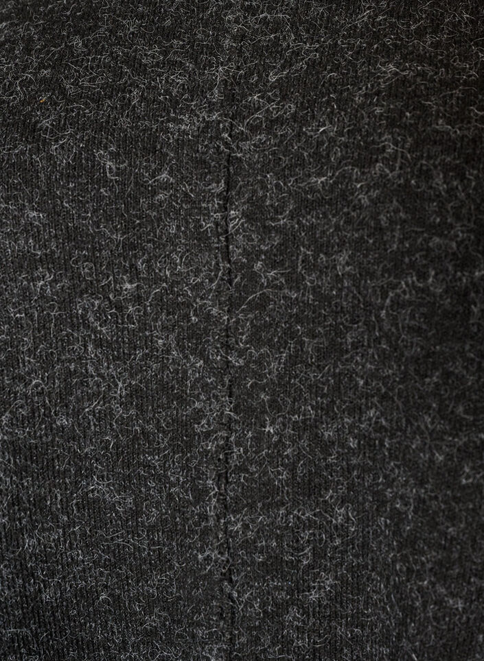 Py&ouml;re&auml;aukkoiset neulotut ponchot, Harmaa, Packshot image number 2