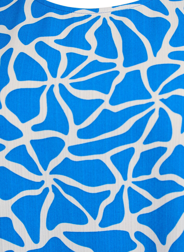 Lyhythihainen pusero pyöreällä pääntiellä, Sininen, Packshot image number 2