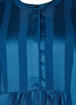 Raidallinen A-linjainen mekko, jossa on 1/2 -hihat, Titan, Packshot image number 2
