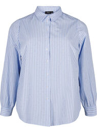 Raidallinen paita niiteillä, Sininen