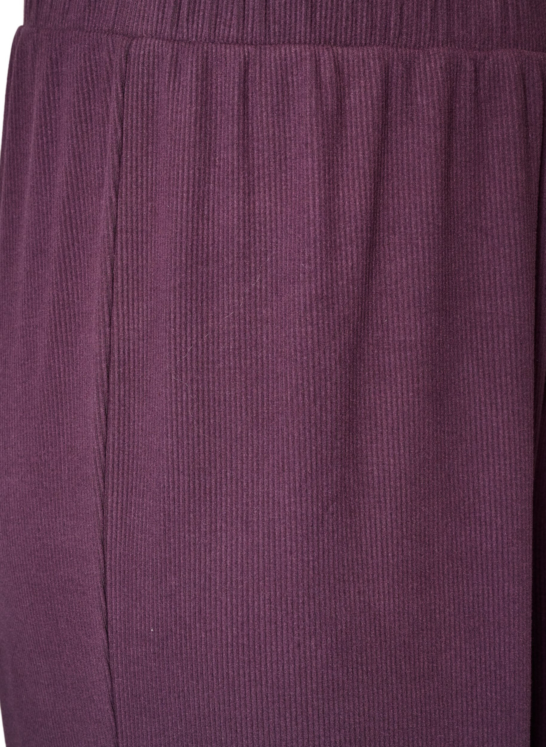 ZizziRibatut jerseyhousut leveill&auml; lahkeilla, Violetti, Packshot image number 2
