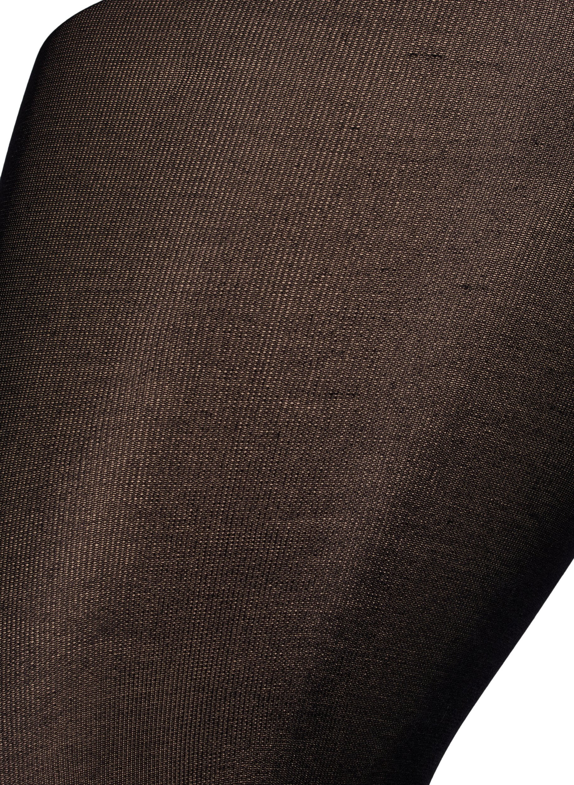 ZizziSukkahousut 100 denieri&auml; push up -efektill&auml;, Musta, Packshot image number 2
