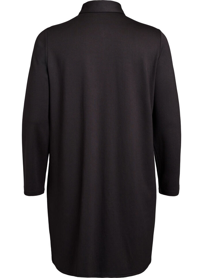 Paitamekko koristeellisilla napeilla, Musta, Packshot image number 1