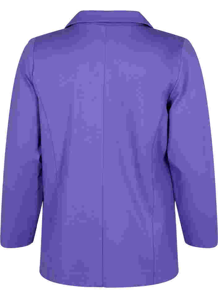 Yksinkertainen bleiseri napeilla ja koristetaskuilla , Ultra Violet, Packshot image number 1
