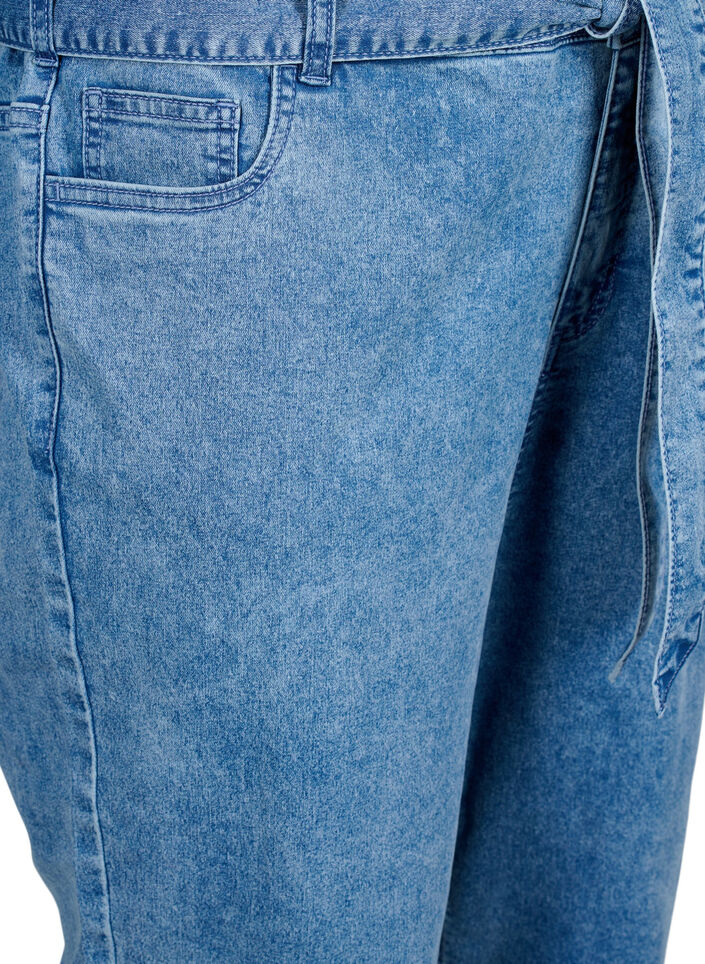 Pitkähihaiset farkkuhaalarit, Light Blue Denim, Packshot image number 3