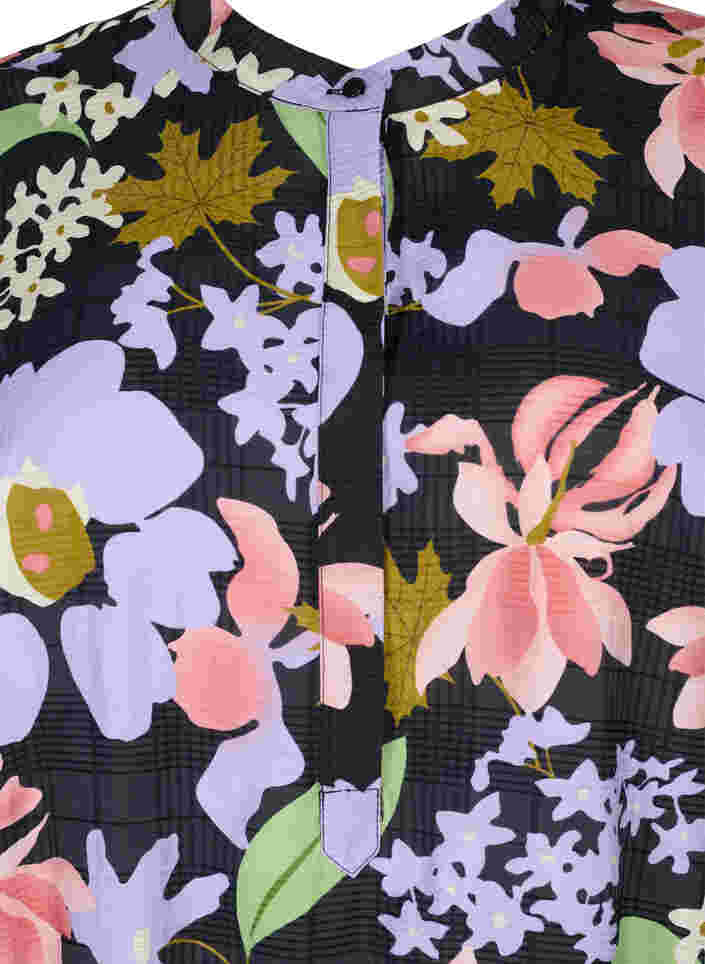 Kukallinen viskoositunika, Purple Green Flower, Packshot image number 2