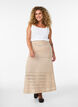 Neulehame silmukkakirjailulla, Beige, Model image number 0