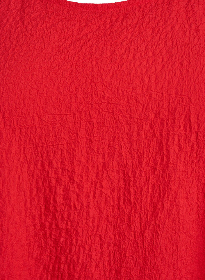 Hihaton toppi pintakuvioidusta materiaalista, Punainen, Packshot image number 2