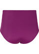 Korkeavyötäröinen bikinialaosa rypytyksellä, Dark Purple, Packshot image number 1