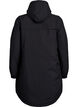 Kevyt topattu parka hupulla, Musta, Packshot image number 1