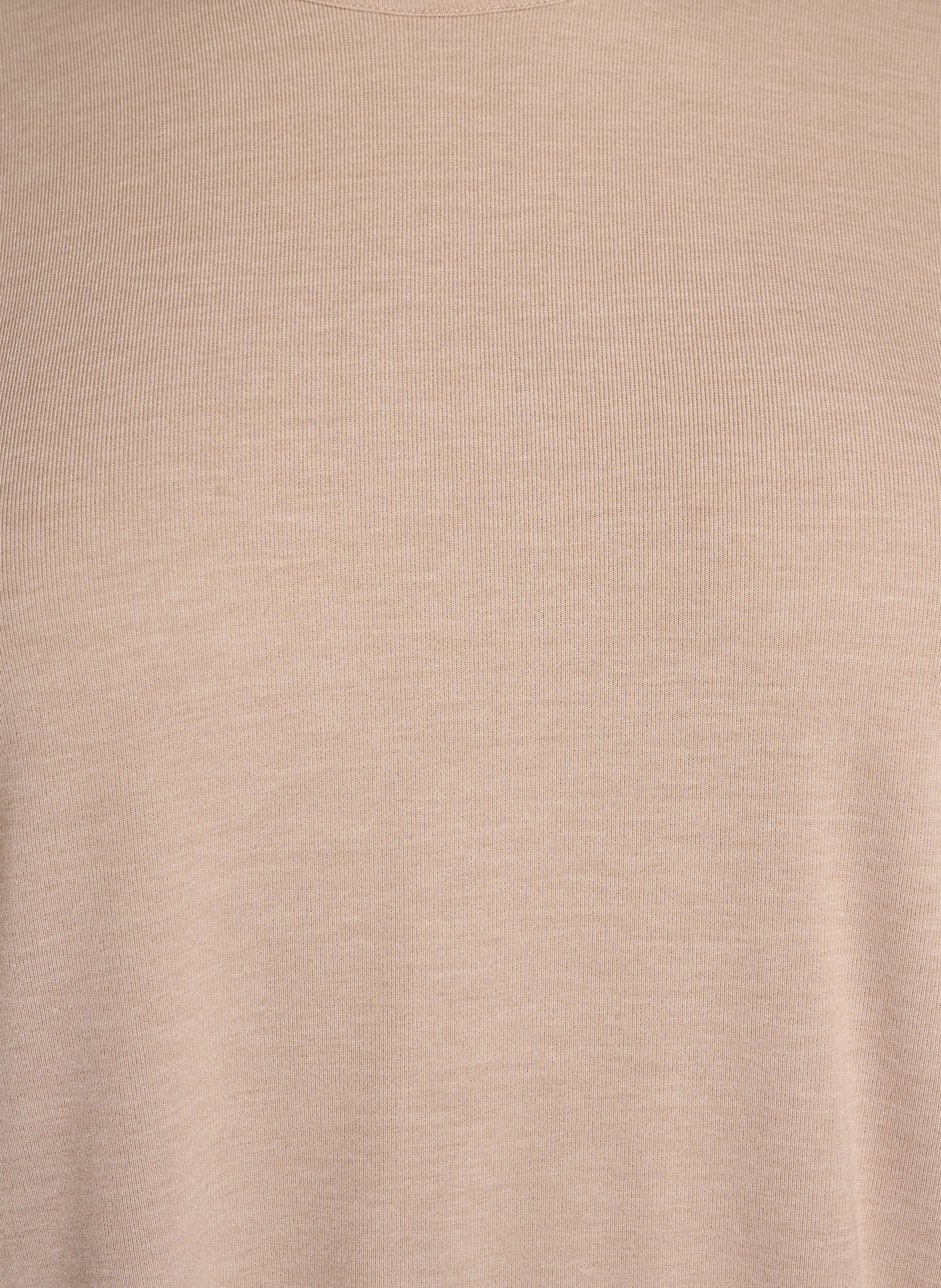 ZizziJersey -pusero 3/4-hihoilla, Beige, Packshot image number 2