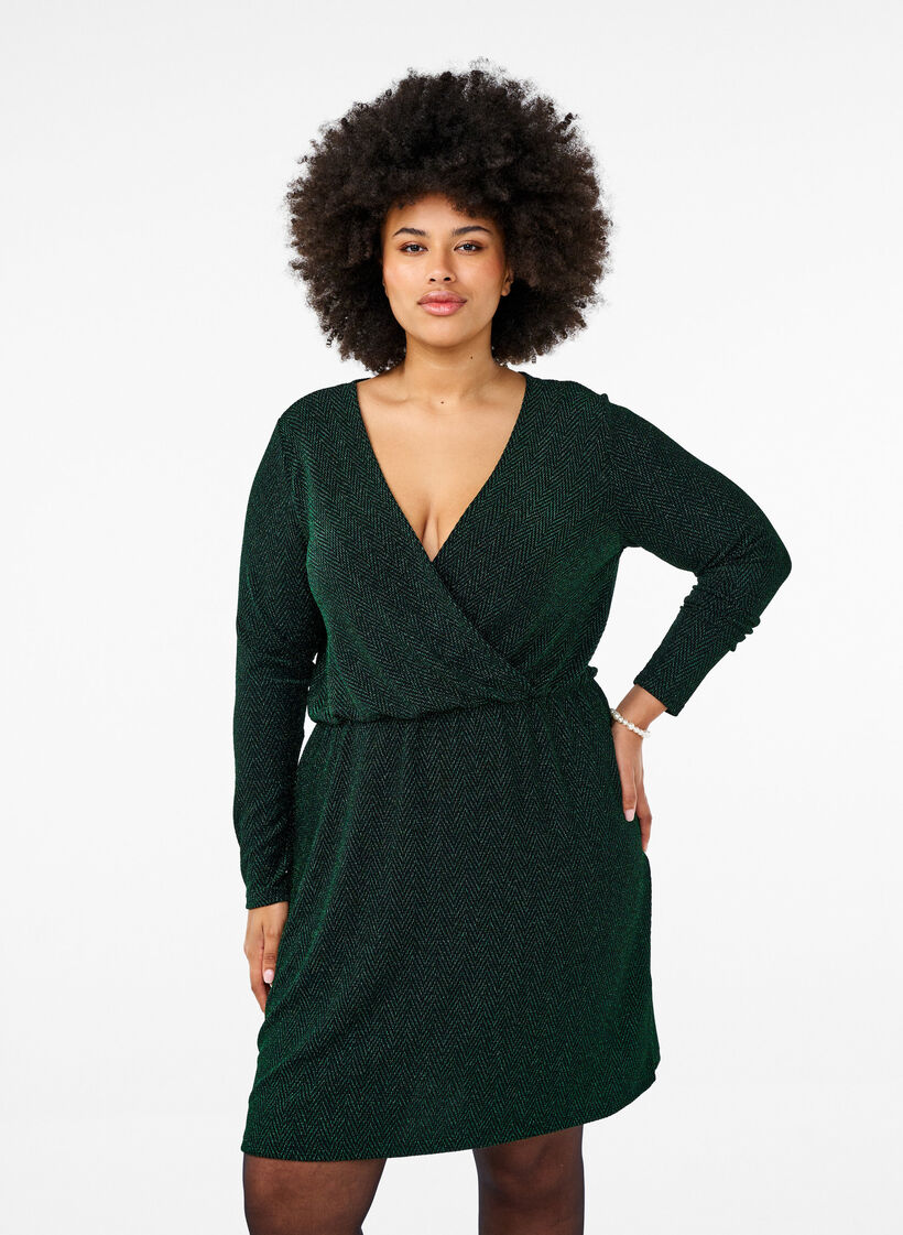 Kimaltava mekko siksak-kuviolla, Scarab ZigZagShimmer, Model image number 0