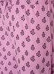 Puuvillapjama -housut korkealla vy&ouml;t&auml;r&ouml;ll&auml;, Vaaleanpunainen, Packshot image number 2