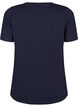 FLASH – kuviollinen t-paita, Navy B. Silver Faith, Packshot image number 1