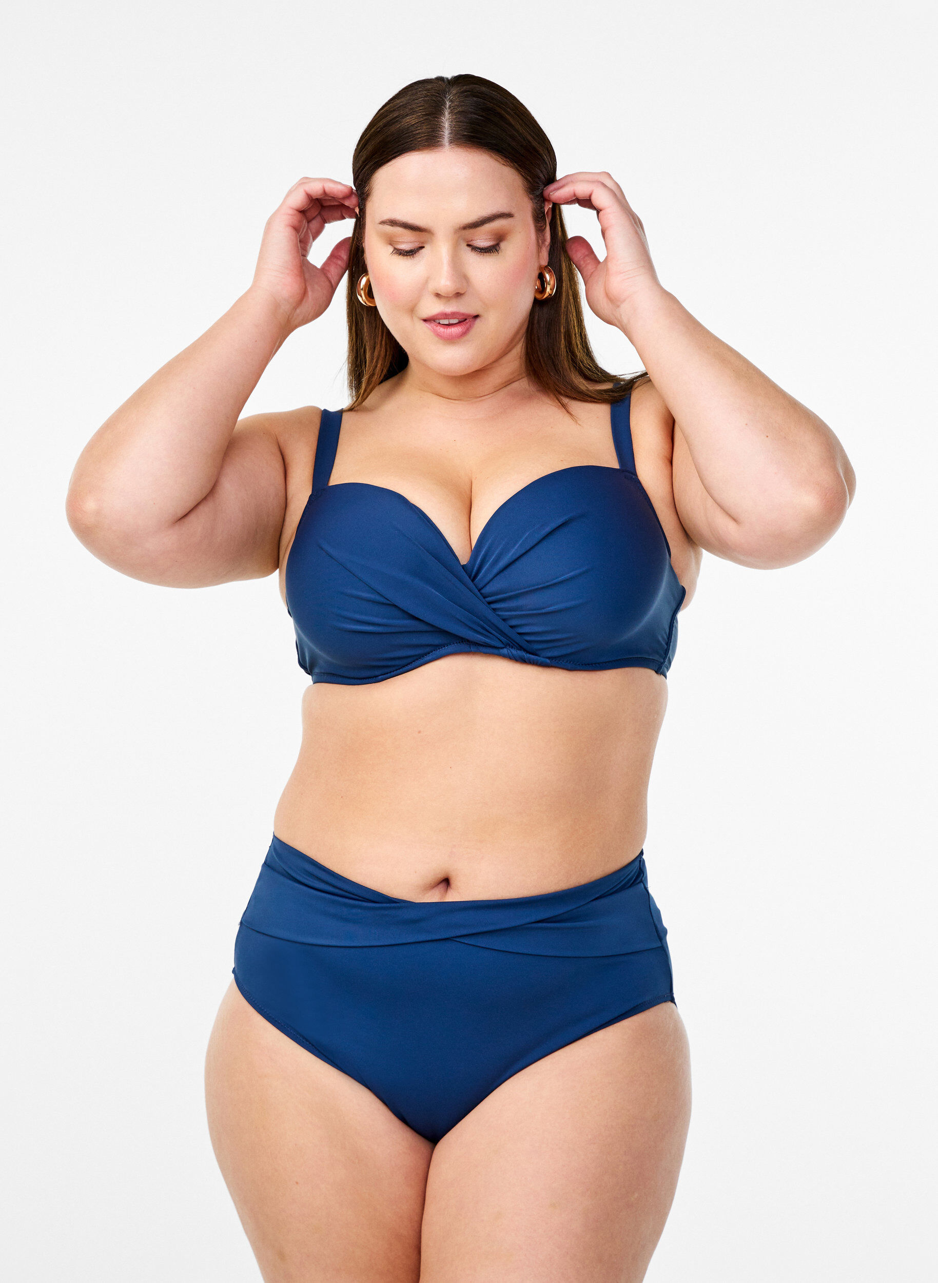 ZizziBikinialaosat kietaisuyksityiskohdalla, Sininen, Model image number 0