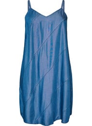 Denim-look -mekko TENCEL&trade; Lyocellista olkaimilla, Sininen