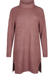 FLASH - Neulemekko poolokauluksella, Punainen