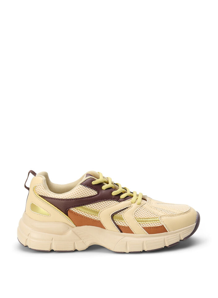 Wide fit -tennarit , Beige Brown, Packshot image number 0