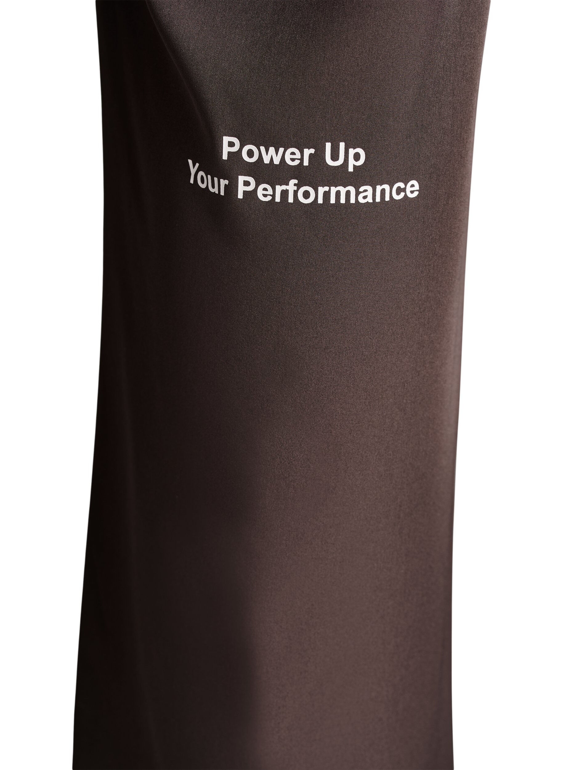 Zizzi Urheilulliset housut korkealla vy&ouml;t&auml;r&ouml;ll&auml; ja suorilla lahkeilla, Ruskea, Packshot image number 3