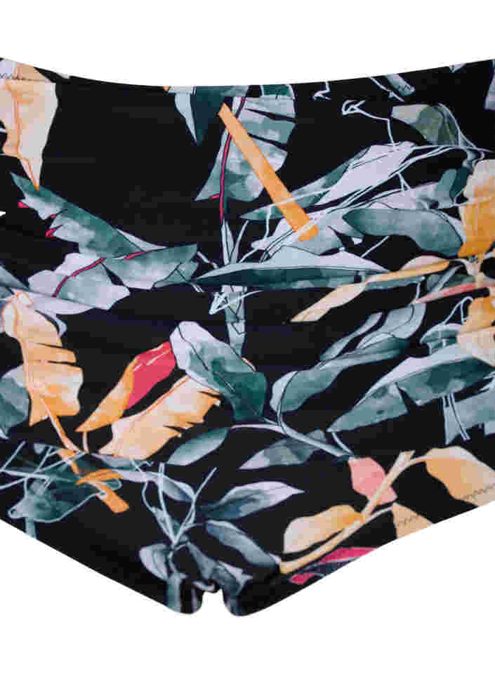 Ekstrakorkeavyötäröinen bikinialaosa kuosilla, Leaf Print, Packshot image number 2