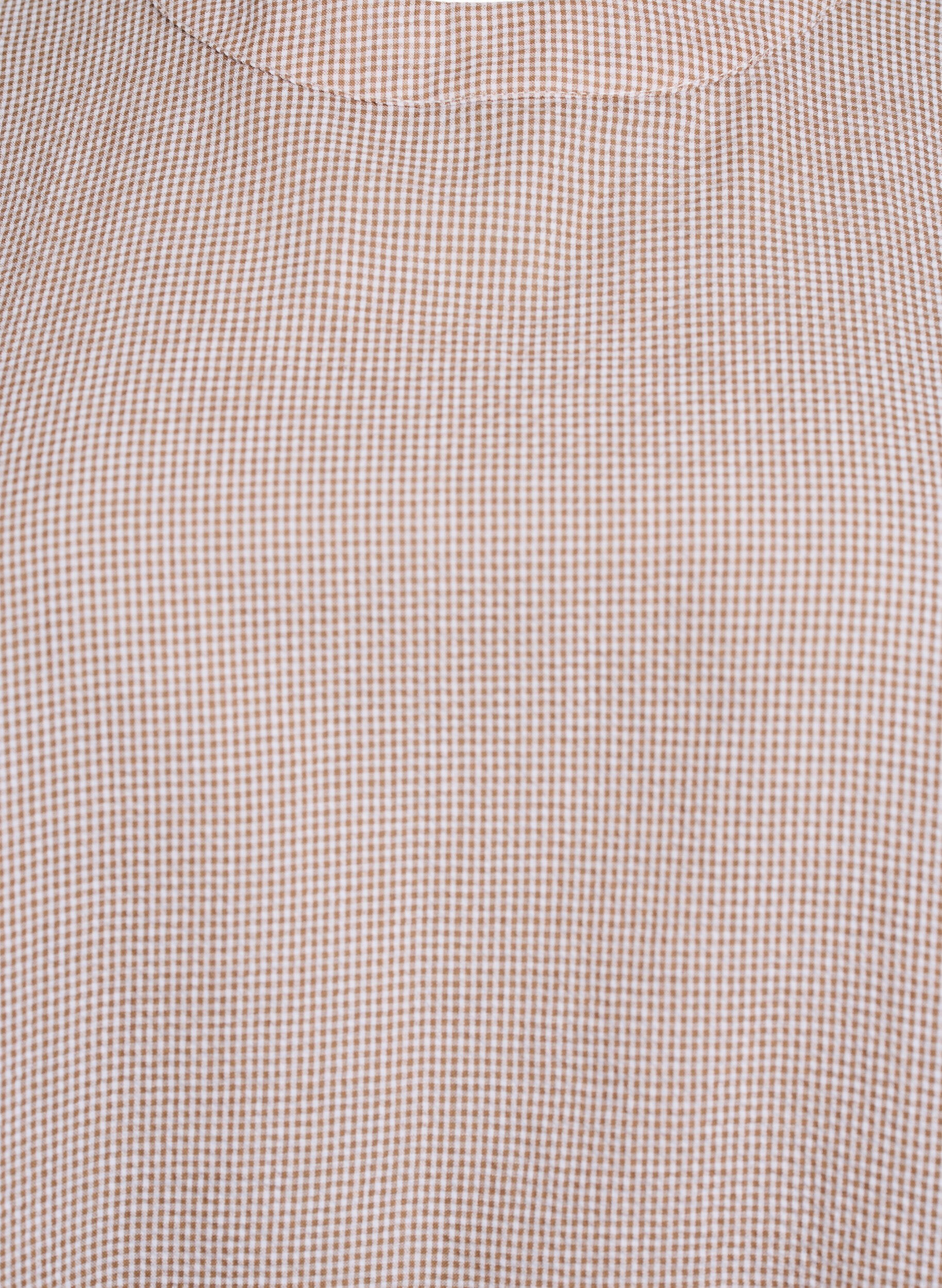 Zizzi A-linjainen tunika lyhyill&auml; pallohihoilla, Beige, Packshot image number 2