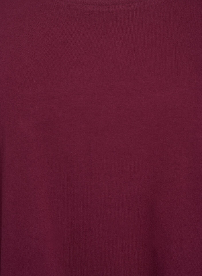 Perus jersey-paita, jossa pitk&auml;t hihat, Tumma Bordeaux, Packshot image number 2