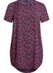 Lyhythihainen, kuvioitu mekko, Sininen, Packshot image number 0