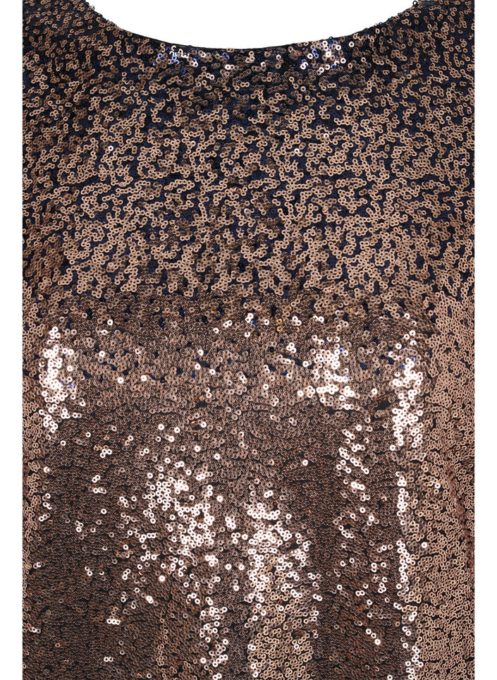 Paljettimekko pallohihoilla, Evening Blue Cobber, Packshot image number 2