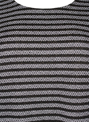 Raitakuvioinen pusero pyöreällä pääntiellä, Black Stripe, Packshot image number 2