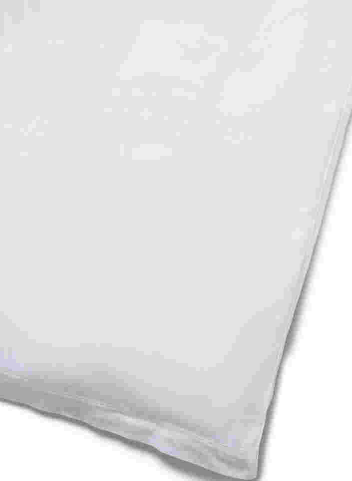 Yksivärinen pussilakanasetti puuvillasta, White Alyssum, Packshot image number 2