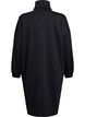 A-linjainen turtleneck-mekko, Musta, Packshot image number 1