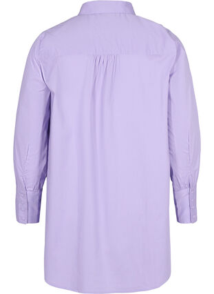 Pitkähihainen paita korkeilla manseteilla, Lavender, Packshot image number 1