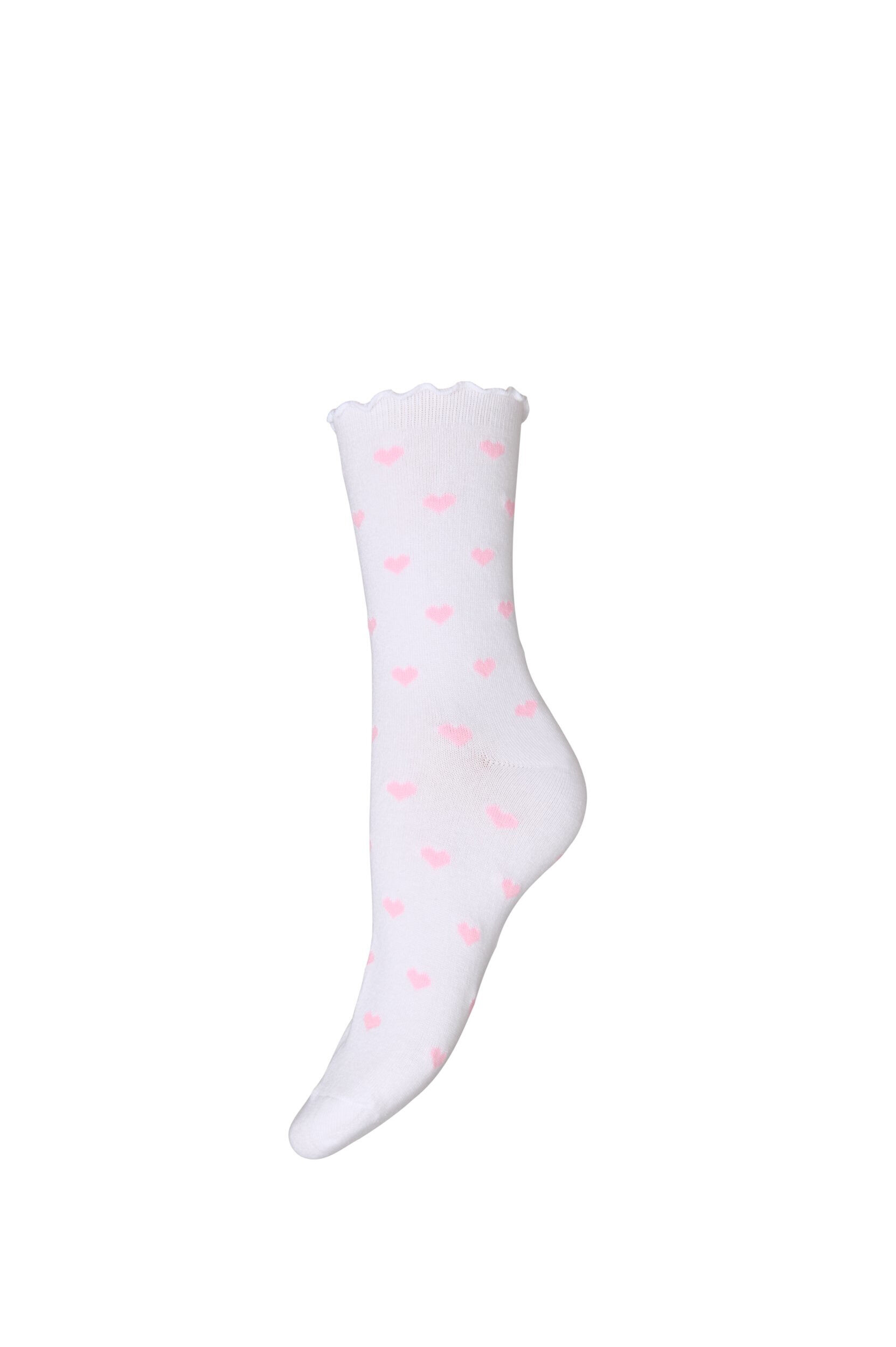 ZizziPuuvillasukat kuvioilla, Valkoinen, Packshot image number 0