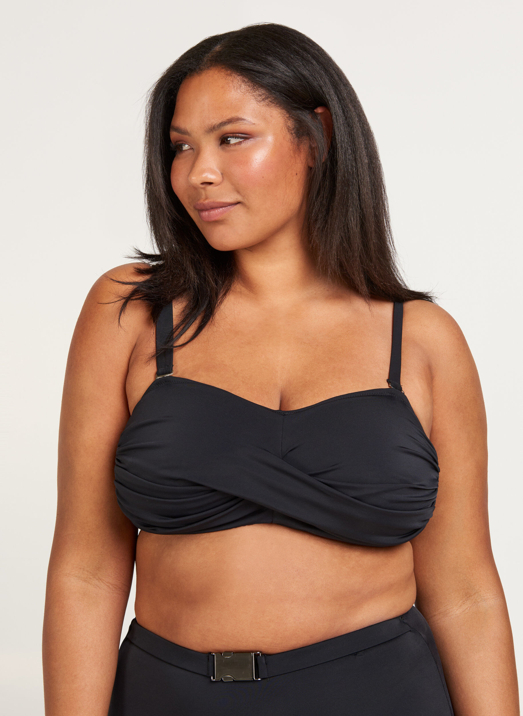 Zizzi Bikiniyl&auml;osa, Black, Model image number 0