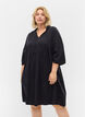 Mekko 3/4-hihoilla lyocellista (TENCEL™), Black, Model image number 0