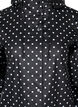 Pilkullinen sadetakki hupulla, Black W/White Dot, Packshot image number 2