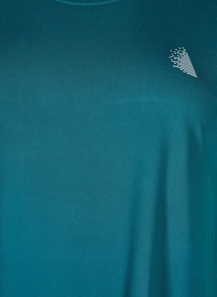 Pitk&auml; treeni-T-paita, Vihre&auml;, Packshot image number 2