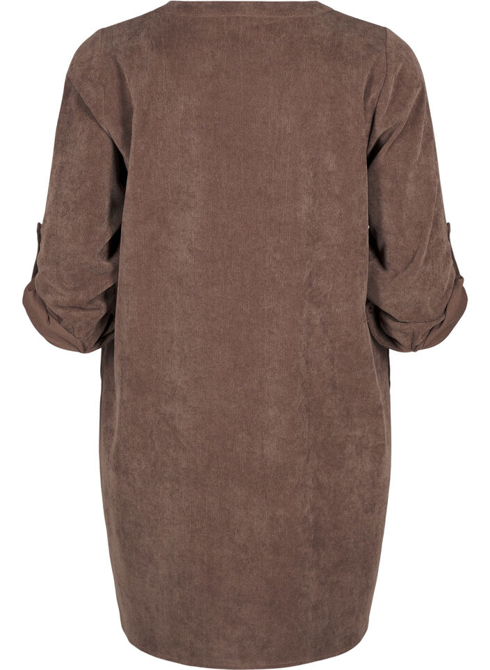 Samettimekko, jossa on vetoketju, Chocolate Martini, Packshot image number 1