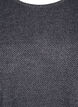 Melange-Pusero, jossa pyöreä pääntie ja pitkät hihat, Dark Grey, Packshot image number 2