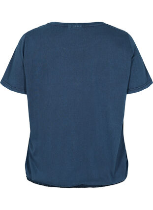 T-paita ekologista puuvillaa smokkirypytyksellä, NavyBlazer Acid Bird, Packshot image number 1