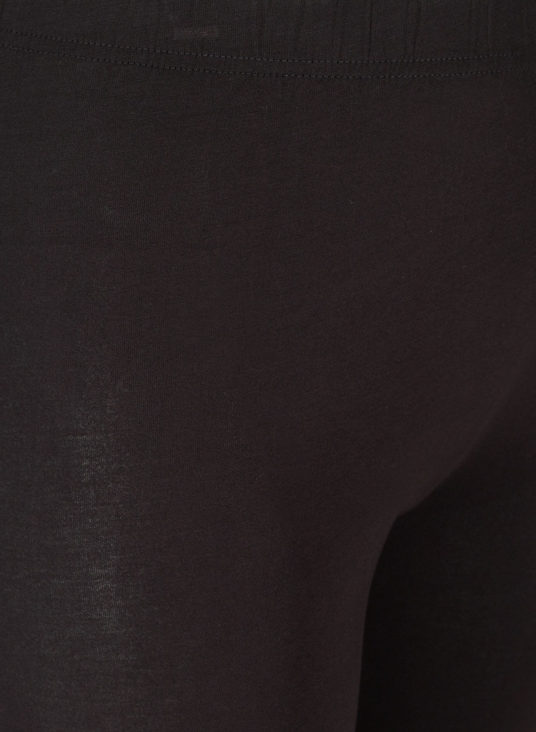 Zizzi Legginssit viskoosisekoitteesta koristekivill&auml;, Black, Packshot image number 2